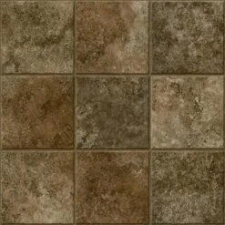 Congoleum AirStep Plus Oxford Square 12-ft W Cut-to-Length Briarwood Stone Look Low-Gloss Finish Sheet Vinyl