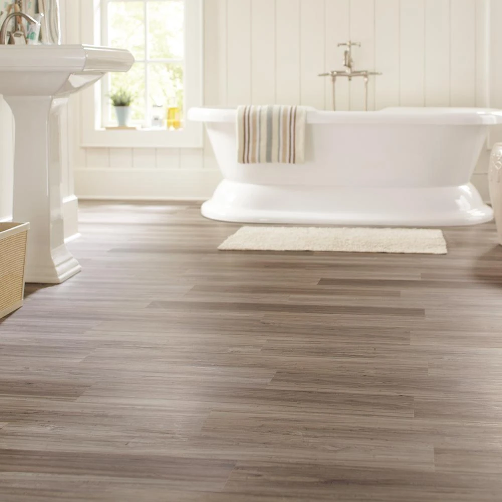 TrafficMaster Dove Maple 6 In. W X 36 In. L Luxury Vinyl Plank Flooring (24 Sq. Ft. / Case) - Image 2
