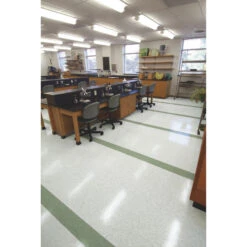 Armstrong Flooring Imperial Texture 45-Piece Shelter White Commercial VCT Tile