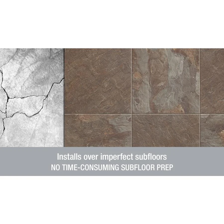 Armstrong Flooring Alterna 14-piece 16-in X 16-in Groutable Sistine White Glue (Adhesive) Vinyl Tile - Image 3