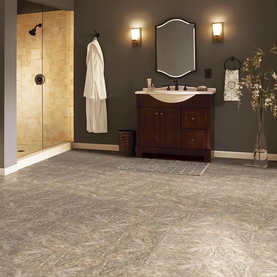 Armstrong Flooring 45-piece 12-in X 12-in Fawn Peel And Stick Vinyl Tile