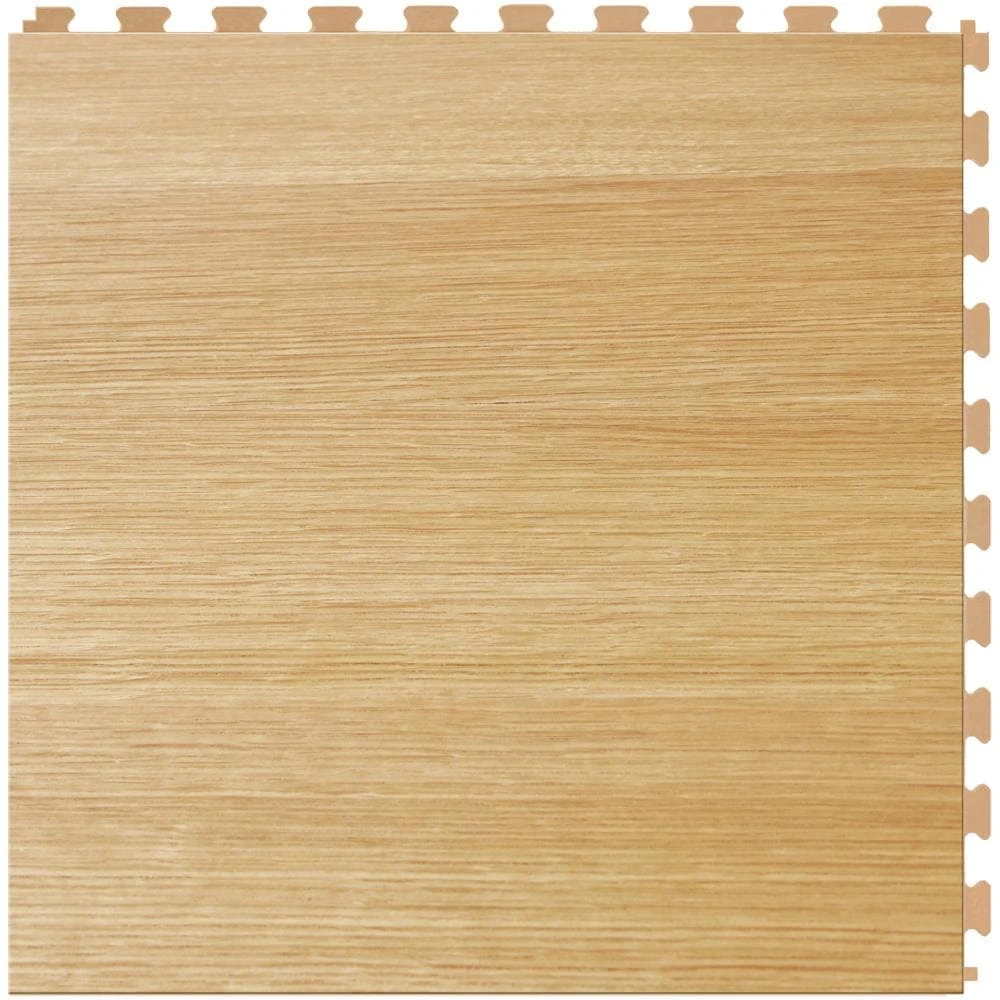 Perfection Floor Tile Bordeaux Wood Collection Bordeaux Maple/Satin 20-in X 20-in Water Resistant Interlocking Luxury Flooring (16.7-sq Ft) - Image 4