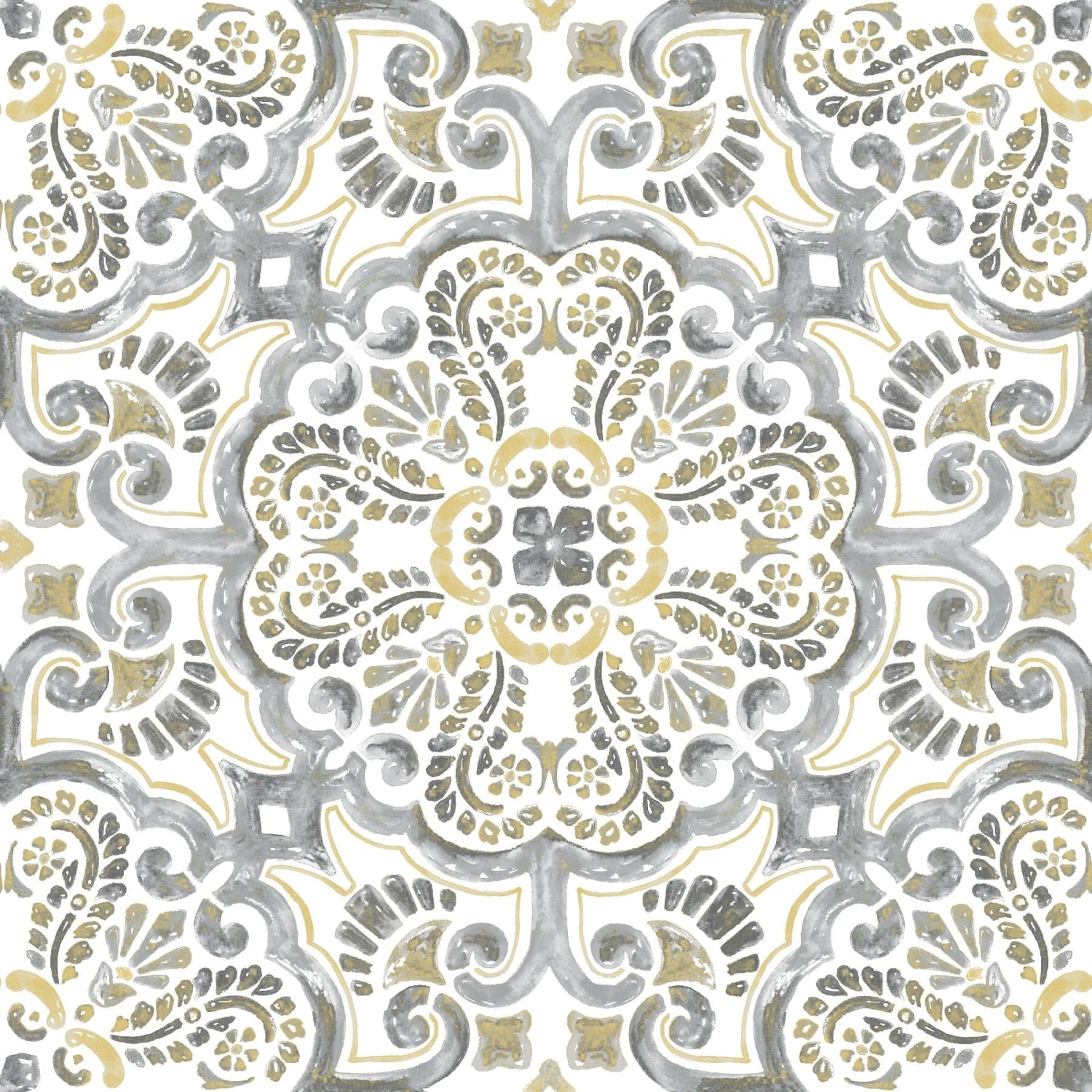 FloorPops Multicolor 12-in X 12-in Water Resistant Peel And Stick Vinyl Tile Flooring (20-sq Ft)