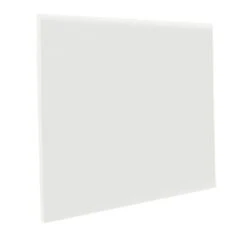 Flexco True White 4-in X 48-in Vinyl Floor Base