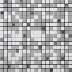 House Of Mosaics Riyadh Silver Mosaic Tile (Sample Only) - 150 X 110mm
