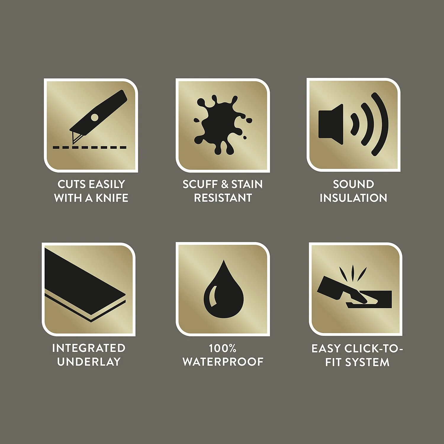 Kraus Premium Rigid Core Luxury Vinyl Floor Tiles - Ennerdale - Image 4