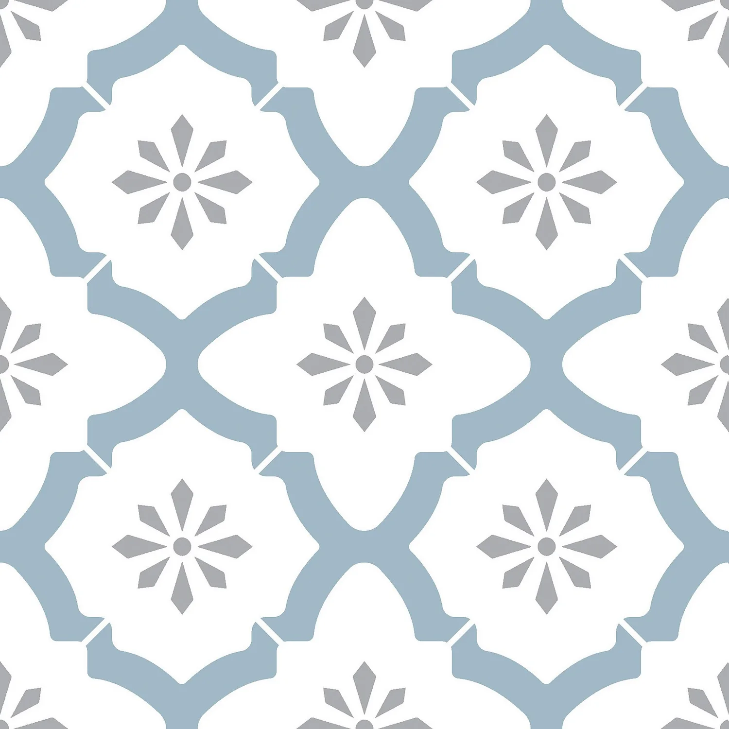 None FloorPops Peel And Stick Floor Tiles - Alfama - Image 2