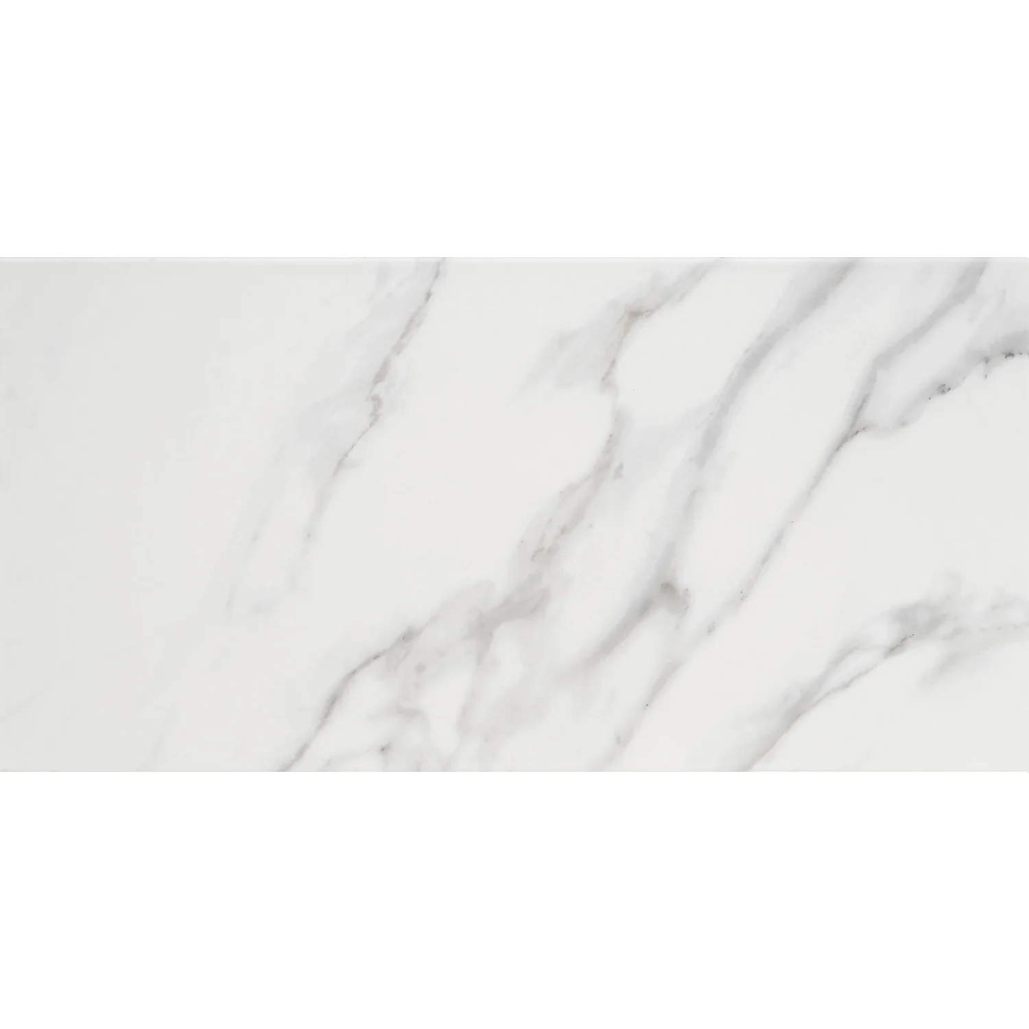Calacatta Matt Marble Effect Porcelain Wall & Floor Tile 300 X 600mm - 1.08sqm Pack - Image 2