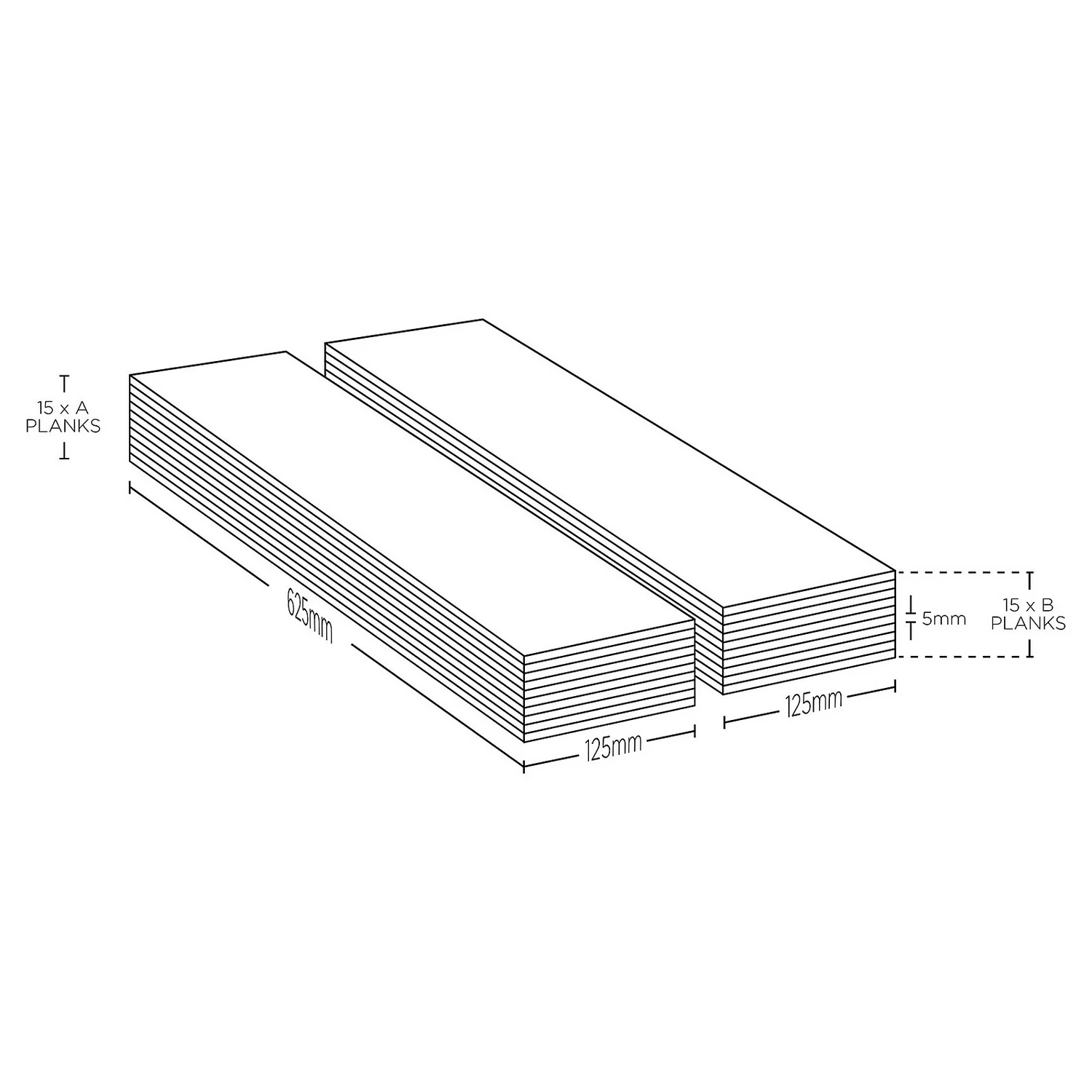 Kraus Herringbone Luxury Vinyl Floor Tile Sample - Langley Grey - Image 4