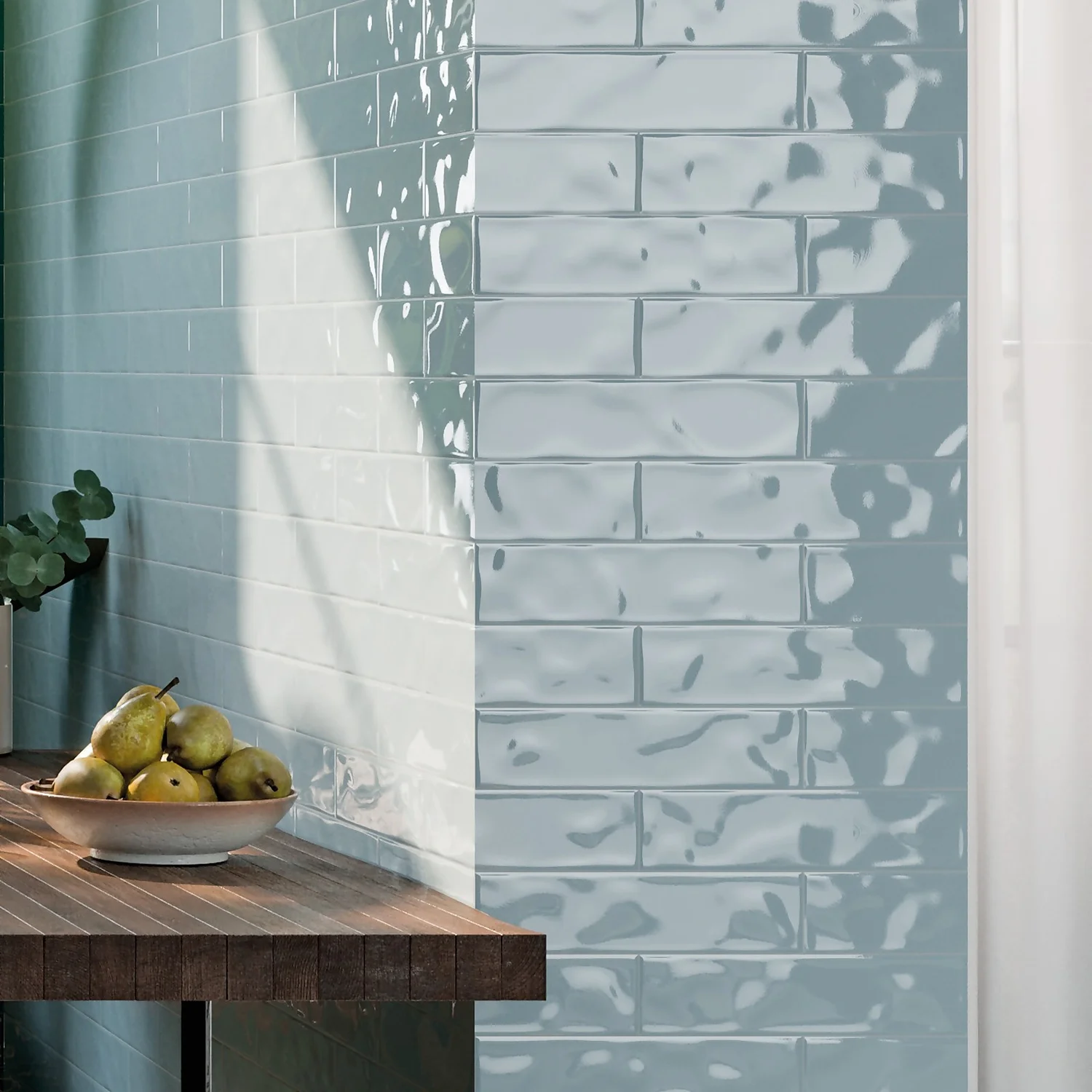 Marquis Ancien Blue Porcelain Tile - 75 X 300mm