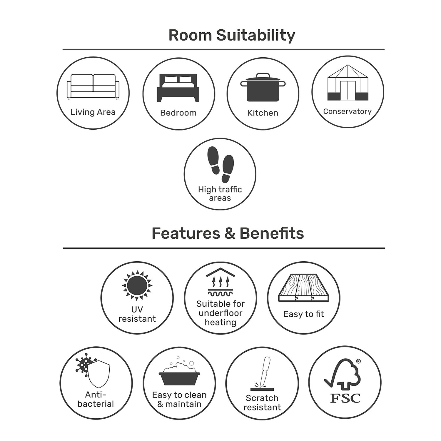 EGGER HOME Natural Elva Oak 8mm Laminate Flooring - Image 4