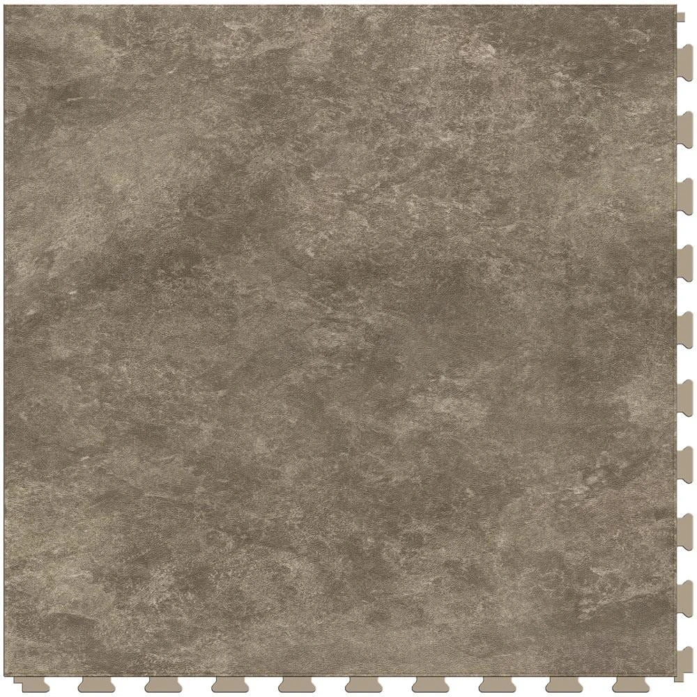 Perfection Floor Tile Stonecraft Collection Sandstone Granite/Satin 20-in X 20-in Water Resistant Interlocking Luxury Flooring (16.7-sq Ft)