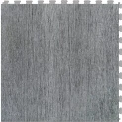 Perfection Floor Tile Deadwood Collection Barnwood/Satin 20-in X 20-in Water Resistant Interlocking Luxury Flooring (16.7-sq Ft)