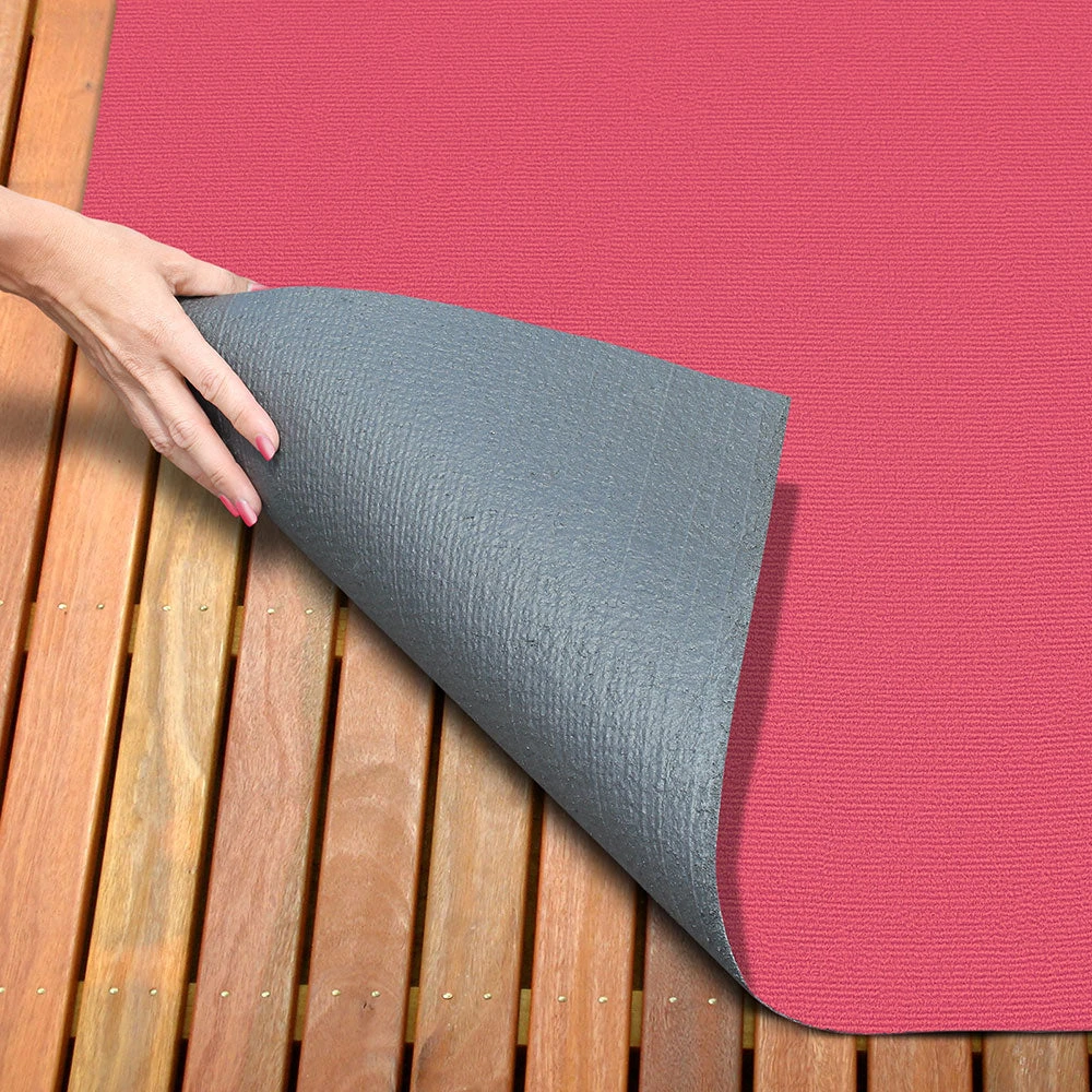 Indoor/Outdoor Carpet With Rubber Marine Backing - Pink 6' X 10' - Several Sizes Available - Carpet Flooring For Patio, Porch, Deck, Boat, Basement Or Garage - Image 2