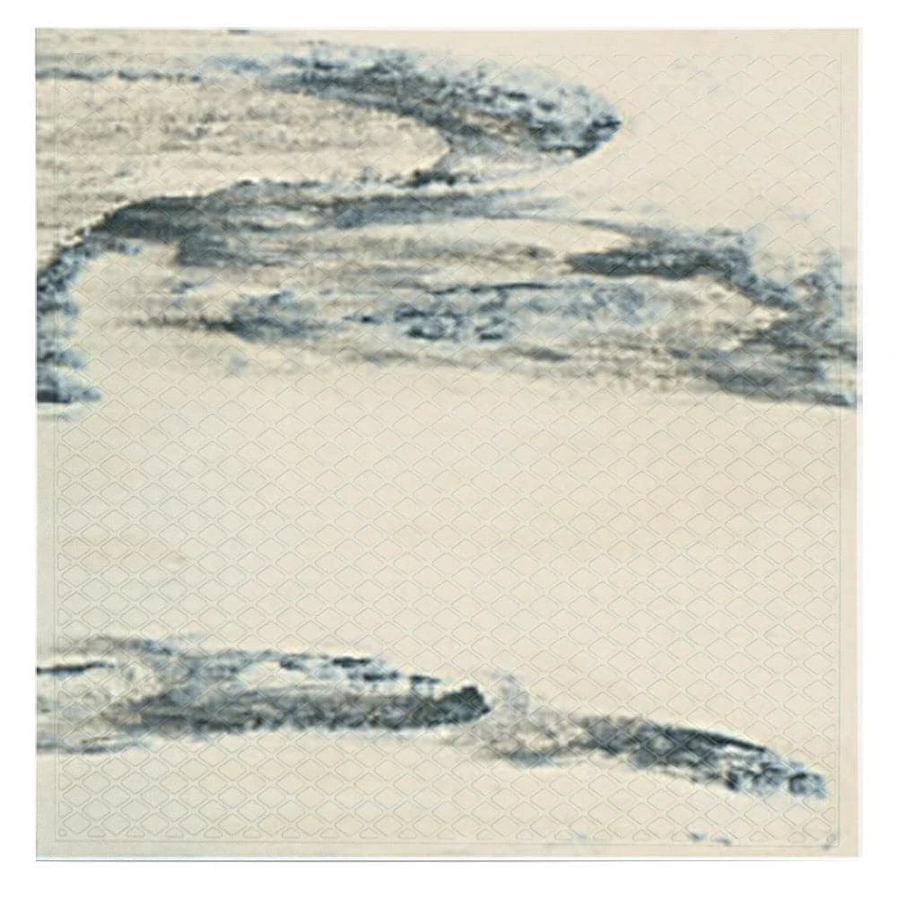 Flexco White/Black 24-in X 24-in Vinyl Tile Flooring (5.06-sq Ft)