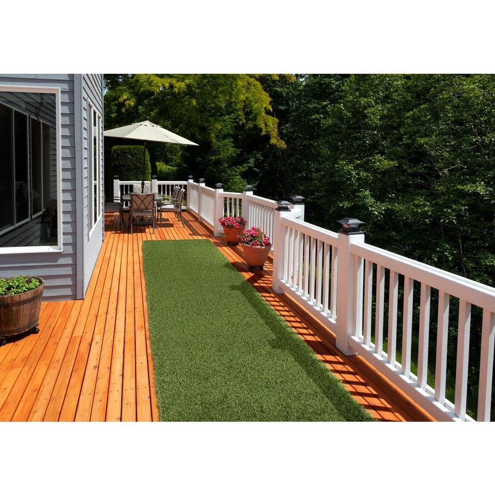 TrafficMaster 26 In. X 36 Ft. Artificial Grass Runner - Image 11