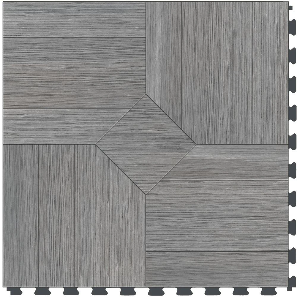 Perfection Floor Tile Bordeaux Wood Collection Bordeaux Maple/Satin 20-in X 20-in Water Resistant Interlocking Luxury Flooring (16.7-sq Ft) - Image 2