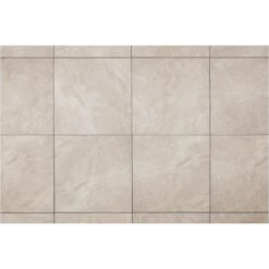TrafficMaster Portland Stone Gray 18 In. X 18 In. Glazed Ceramic Floor And Wall Tile (17.44 Sq. Ft. / Case)