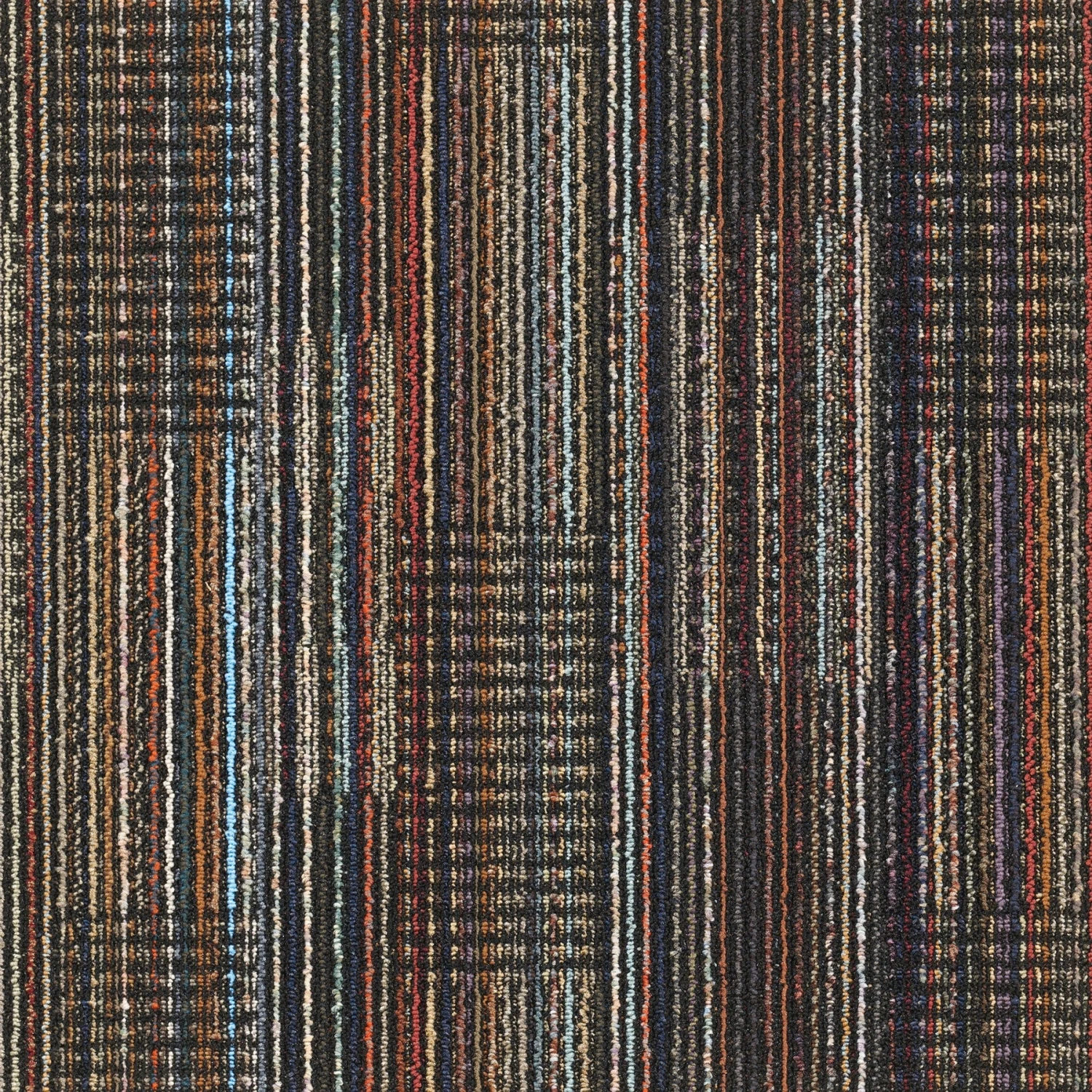 Queensferry 24" X 24" (72SF/carton) Carpet Tile In BLACK VELVET