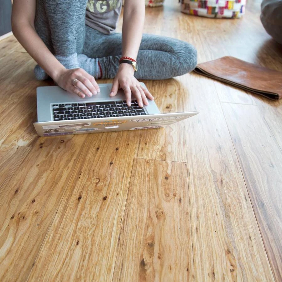 CALI Vinyl Pro Classic 10-Piece 7.12-in X 48-in Natural Eucalyptus Luxury Vinyl Plank Flooring - Image 4