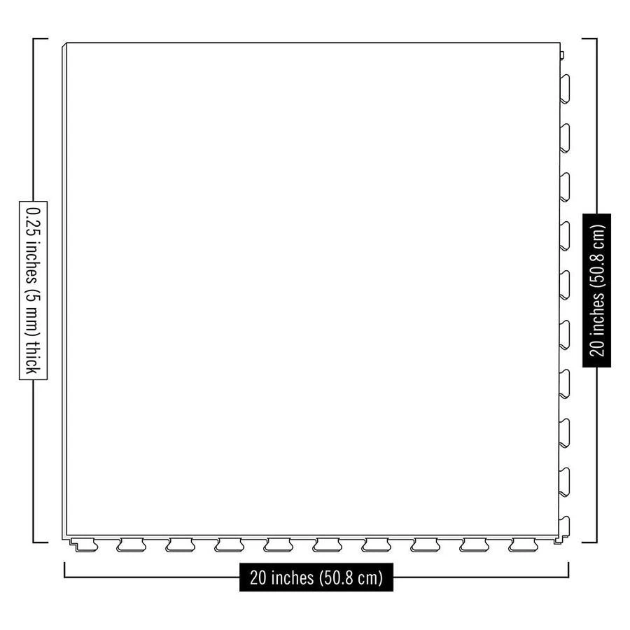 Perfection Floor Tile Vintage Wood Collection 6-Piece 20-in X 20-in Ash Vinyl Tile - Image 3