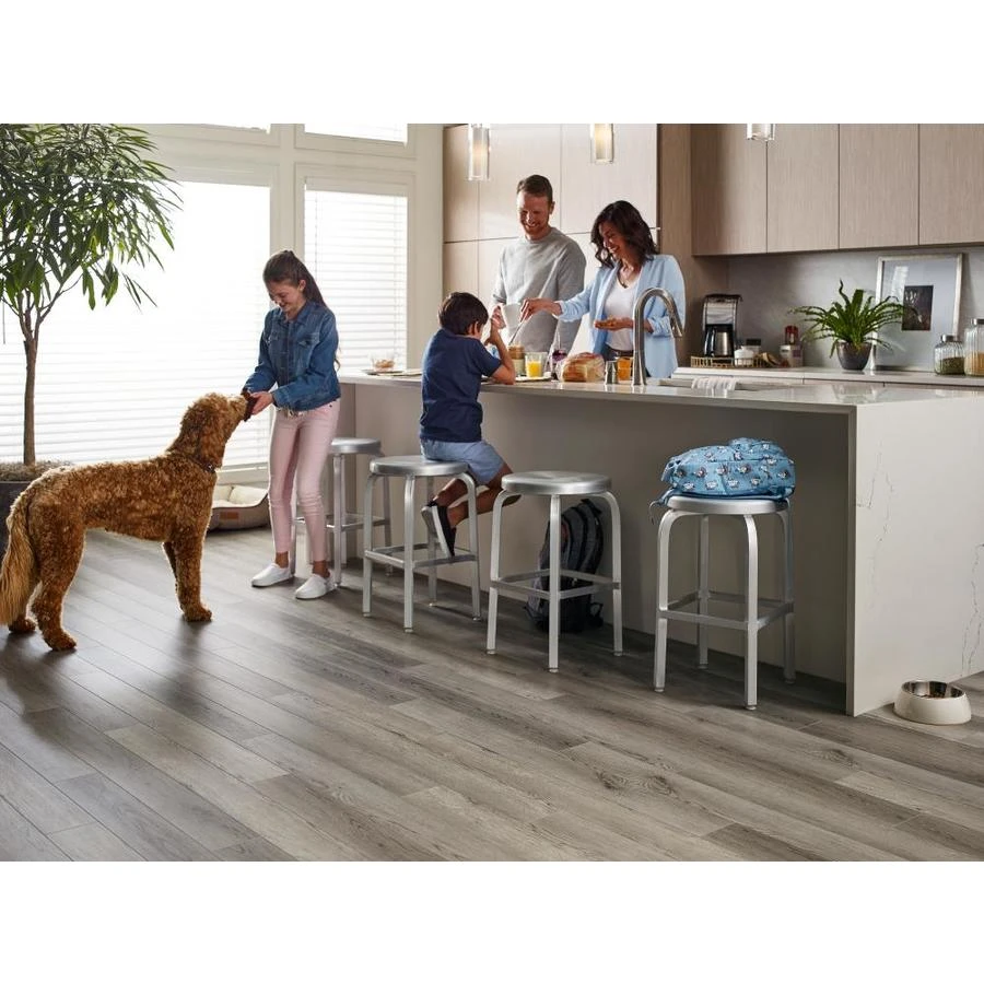 SMARTCORE 11-Piece 5-in X 48.03-in Talbot Oak Luxury Vinyl Plank Flooring - Image 7