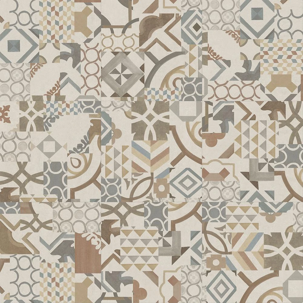 TrafficMASTER Geometry 18 In. X 18 In. Luxury Vinyl Tile Peel And Stick Wall (18 Sq. Ft. / Case)