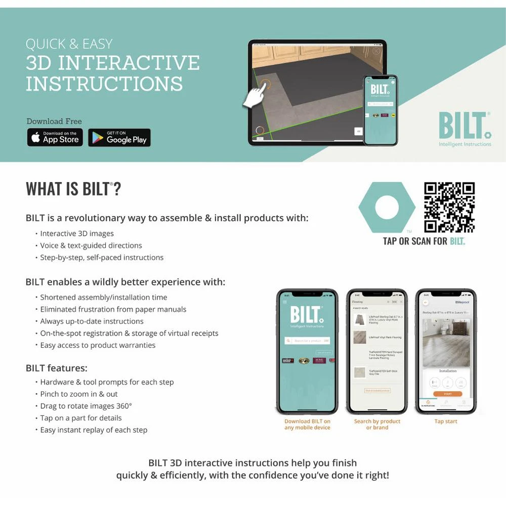 TrafficMaster Saratoga Hickory Wheat 7 Mm Thick X 7-2/3 In. Wide X 50-5/8 In. Length Laminate Flooring (24.17 Sq. Ft. / Case) - Image 4